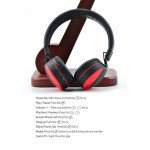 Wholesale Shocked Bass HD Wireless Bluetooth Stereo Headphone A9 (Red)
